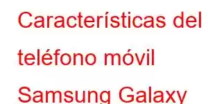 Características del teléfono móvil Samsung Galaxy S31