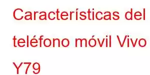 Características del teléfono móvil Vivo Y79