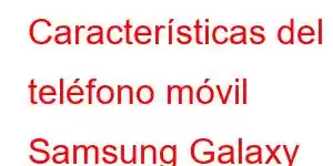 Características del teléfono móvil Samsung Galaxy A11