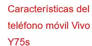 Características del teléfono móvil Vivo Y75s