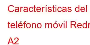 Características del teléfono móvil Redmi A2