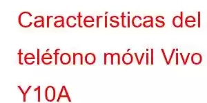 Características del teléfono móvil Vivo Y10A