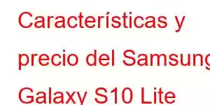 Características y precio del Samsung Galaxy S10 Lite