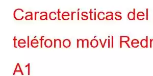 Características del teléfono móvil Redmi A1