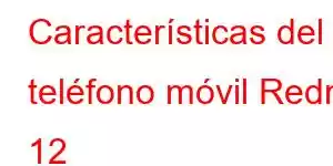 Características del teléfono móvil Redmi 12